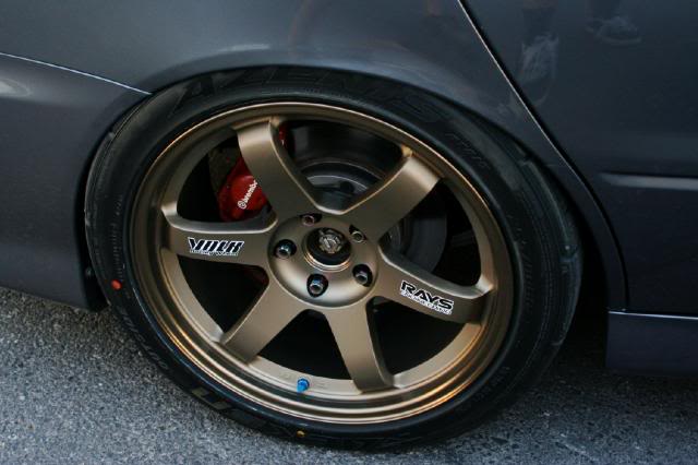 photo 1 Mitsubishi Lancer Evolution custom wheels   18x9.5, ET +22, tire size 255/40 R18. x ET 