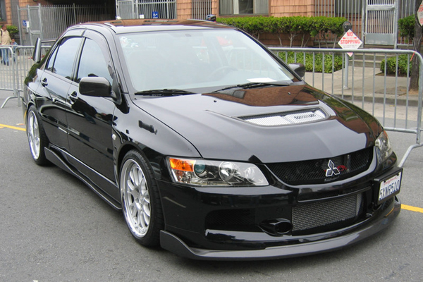 photo 1 Mitsubishi Lancer Evolution custom wheels   18x9.5, ET +28, tire size X R18. 18x9.5 ET+26