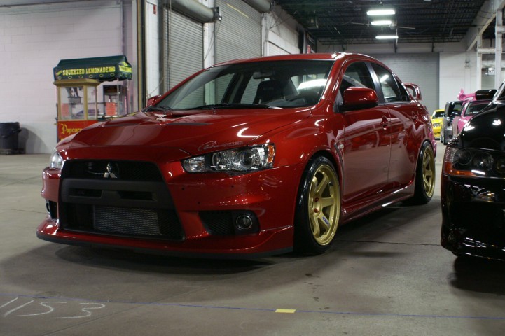 photo 2 Mitsubishi Lancer Evolution custom wheels Advan A048 18x10.5, ET +15, tire size X R18. x ET
