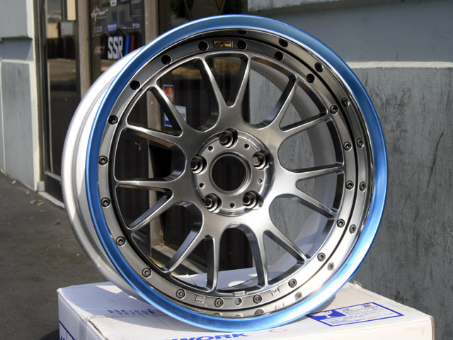 photo 2 Mitsubishi Lancer Evolution custom wheels Work VS-TX 18x9.5, ET +15, tire size X R18. 18x9.5 ET+26