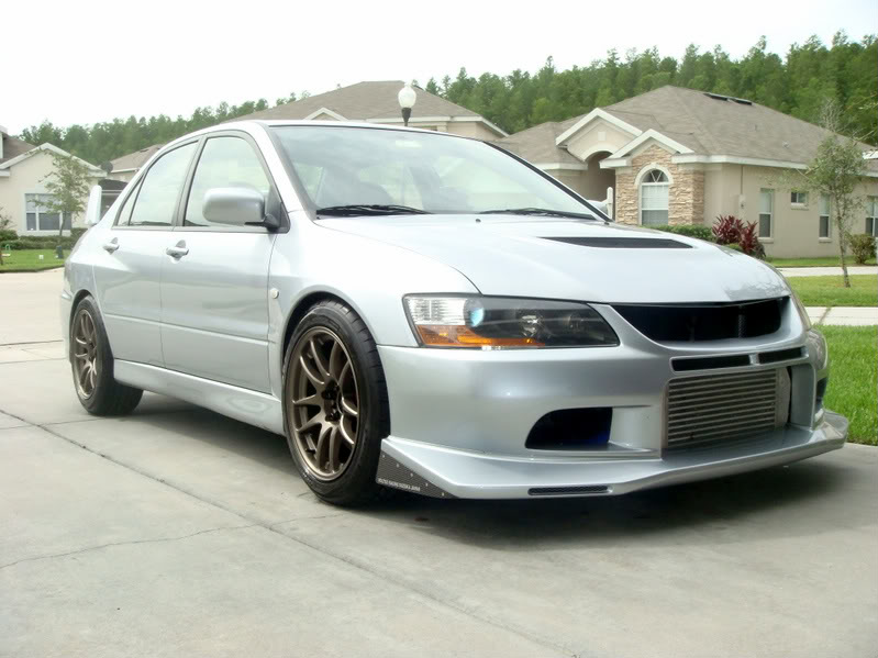 photo 3 Mitsubishi Lancer Evolution custom wheels Work Emotion CR-Kai 17x9.0, ET +17, tire size 245/45 R17. 17x9.0 ET+28