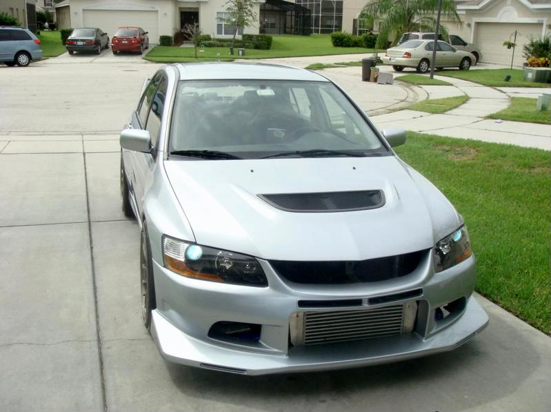 photo 5 Mitsubishi Lancer Evolution custom wheels Work Emotion CR-Kai 17x9.0, ET +17, tire size 245/45 R17. 17x9.0 ET+28