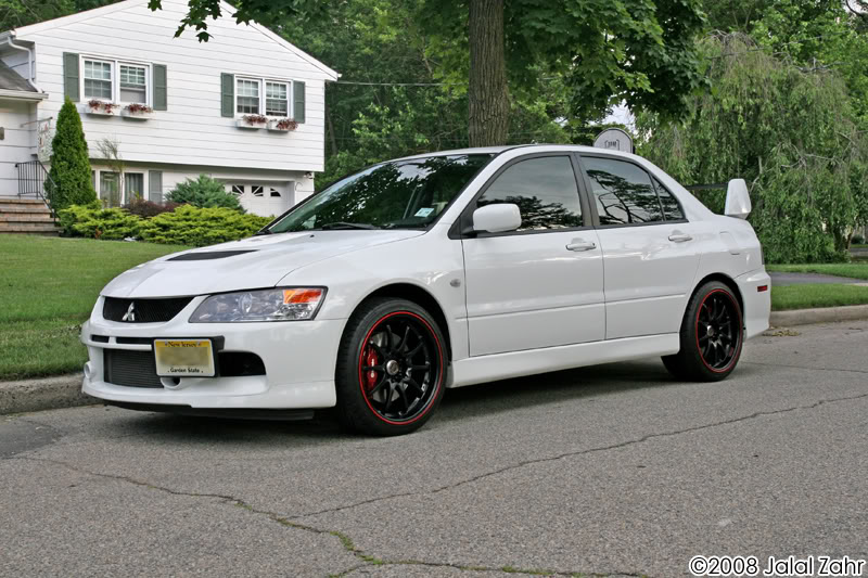 photo 4 Mitsubishi Lancer Evolution custom wheels Volk CE28N 18x9.5, ET +34, tire size 255/35 R18. x ET