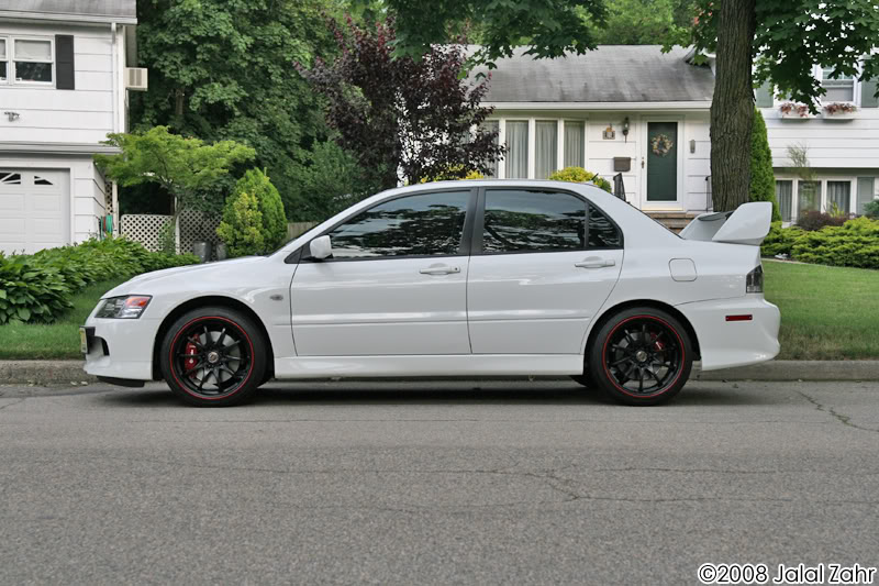 photo 5 Mitsubishi Lancer Evolution custom wheels Volk CE28N 18x9.5, ET +34, tire size 255/35 R18. x ET