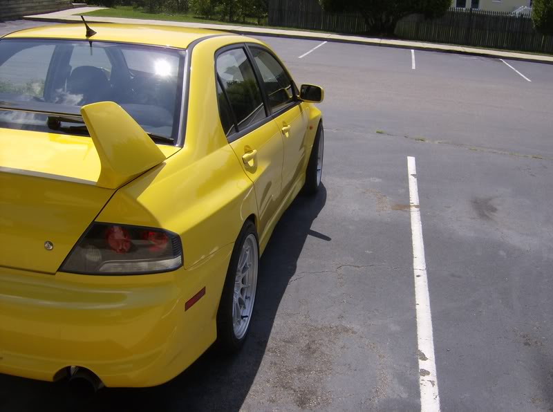 photo 3 Mitsubishi Lancer Evolution custom wheels Enkei NT03+M 18x9.5, ET +14, tire size 265/35 R18. 18x9.5 ET+27