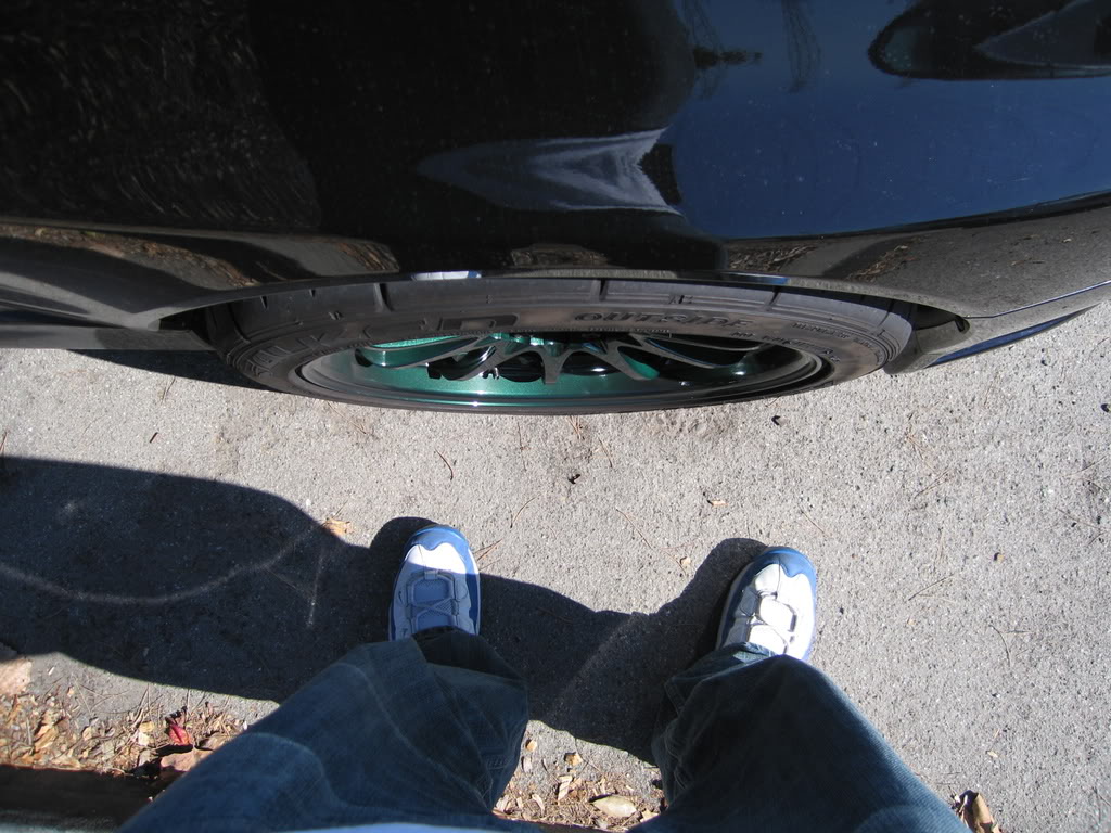 photo 6 Mitsubishi Lancer Evolution custom wheels Rays CE28 17x9.0, ET +22, tire size X R17. 17x9.0 ET+35