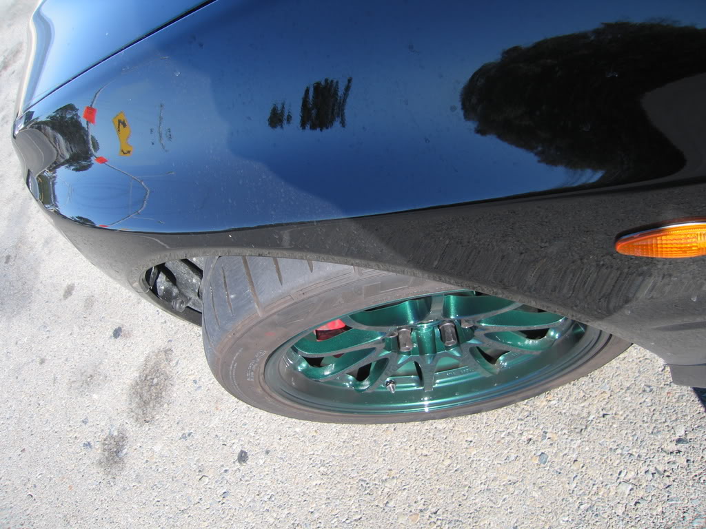 photo 5 Mitsubishi Lancer Evolution custom wheels Rays CE28 17x9.0, ET +22, tire size X R17. 17x9.0 ET+35