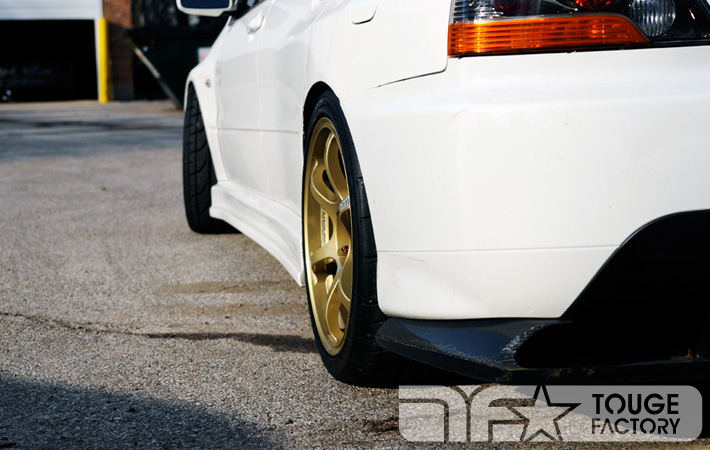 photo 2 Mitsubishi Lancer Evolution custom wheels Advan Racing  RGII 18x9.0, ET +9, tire size X R18. 18x9.0 ET+24