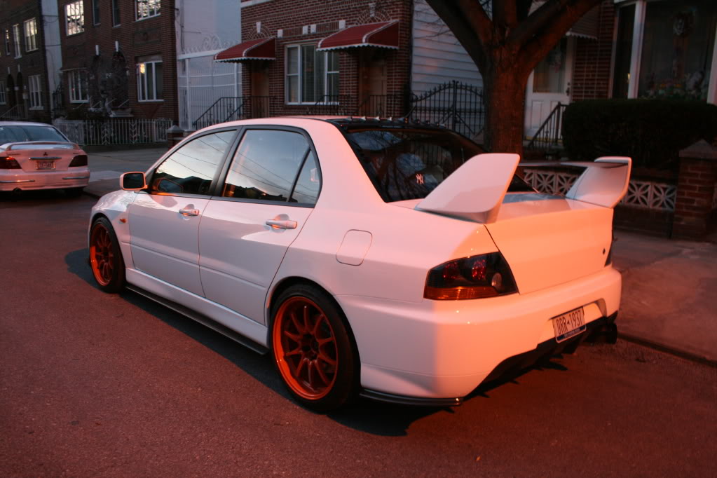 photo 1 Mitsubishi Lancer Evolution custom wheels   18x9.5, ET +28, tire size X R18. x ET