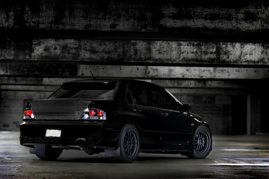 photo 1 Mitsubishi Lancer Evolution custom wheels Enkei RPF1 18x9.0, ET +18, tire size X R18. x ET