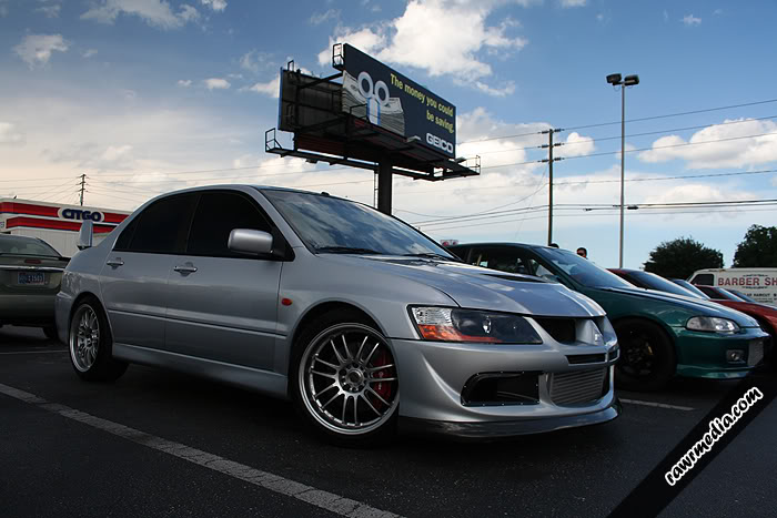 photo 2 Mitsubishi Lancer Evolution custom wheels Volk RE30 18x9.5, ET , tire size X R18. x ET