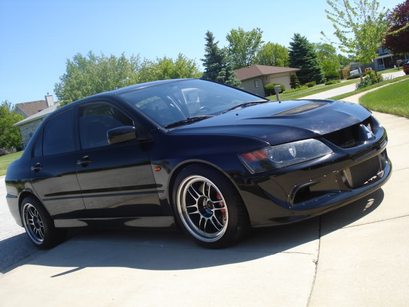 photo 2 Mitsubishi Lancer Evolution custom wheels Enkei RPF1 SBC 17x9.5, ET +18, tire size X R17. 17x9.5 ET+18