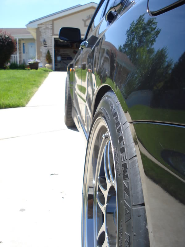 photo 1 Mitsubishi Lancer Evolution custom wheels Enkei RPF1 SBC 17x9.5, ET +18, tire size X R17. 17x9.5 ET+18