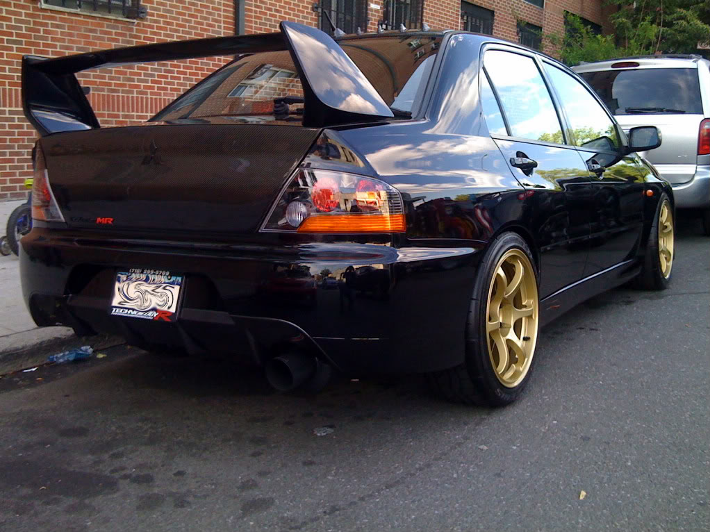 photo 3 Mitsubishi Lancer Evolution custom wheels Advan Racing  RGII 18x9.0, ET +22, tire size X R18. x ET 