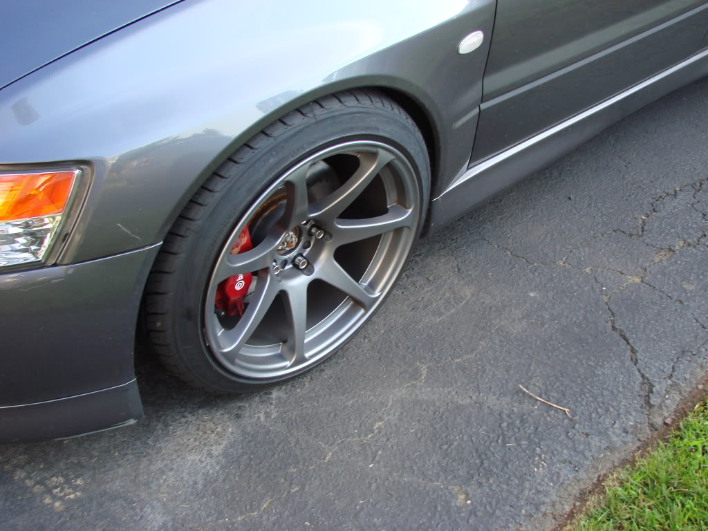 photo 1 Mitsubishi Lancer Evolution custom wheels Battle MB 18x9.5, ET +15, tire size 235/40 R18. 18x9.5 ET+15