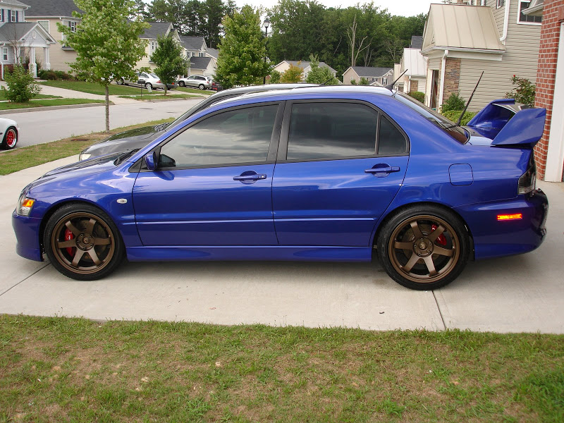 photo 3 Mitsubishi Lancer Evolution custom wheels Rota Grid 18x9.5, ET +20, tire size X R18. x ET