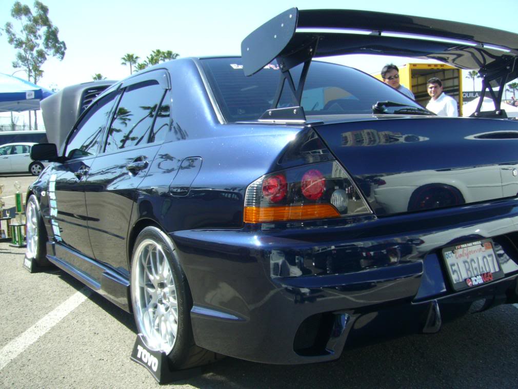 photo 1 Mitsubishi Lancer Evolution custom wheels Volk  GTM 18x10.0, ET +45, tire size 265/ R18. x ET