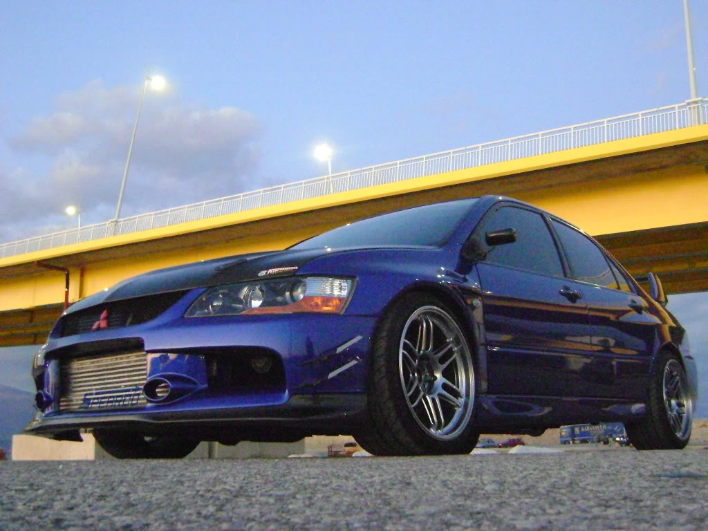 photo 3 Mitsubishi Lancer Evolution custom wheels AME TM-02 18x10.0, ET , tire size 245/35 R18. x ET
