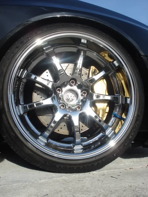 photo 1 Mitsubishi Lancer Evolution custom wheels Work  Metal Buff 18x10.0, ET +18, tire size 225/40 R18. x ET 