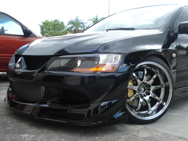photo 2 Mitsubishi Lancer Evolution custom wheels Work  Metal Buff 18x10.0, ET +18, tire size 225/40 R18. x ET 