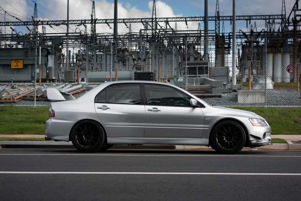 photo 4 Mitsubishi Lancer Evolution custom wheels Team Dynamics Pro Race 2 18x9.0, ET +25, tire size X R18. x ET