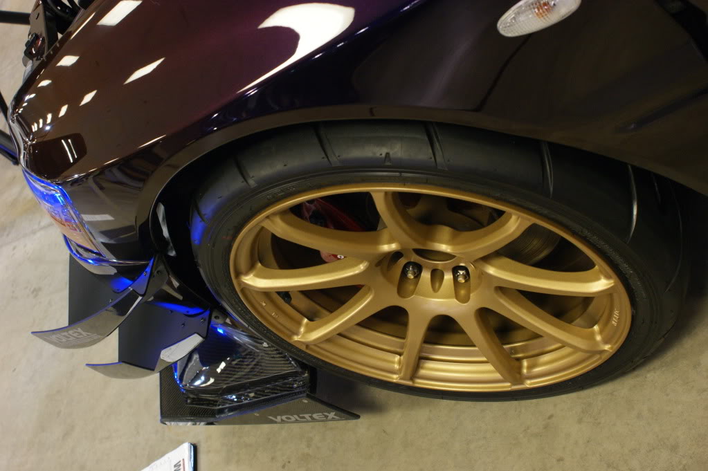 photo 1 Mitsubishi Lancer Evolution custom wheels Weds Sport sa-70 18x10.0, ET , tire size 285/ R18. x ET