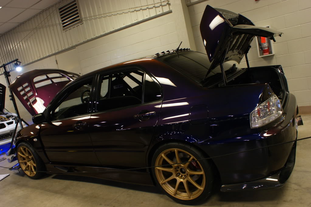 photo 2 Mitsubishi Lancer Evolution custom wheels Weds Sport sa-70 18x10.0, ET , tire size 285/ R18. x ET