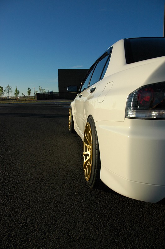 photo 1 Mitsubishi Lancer Evolution custom wheels Advan Racing  RS 18x10.0, ET +15, tire size X R18. x ET