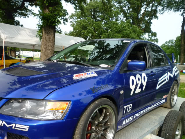 photo 1 Mitsubishi Lancer Evolution custom wheels Volk LE28 18x9.5, ET +28, tire size 255/35 R18. x ET