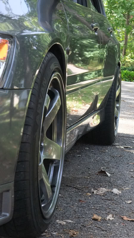 photo 3 Mitsubishi Lancer Evolution custom wheels Work P45R 18x9.5, ET +20, tire size 245/40 R18. x ET