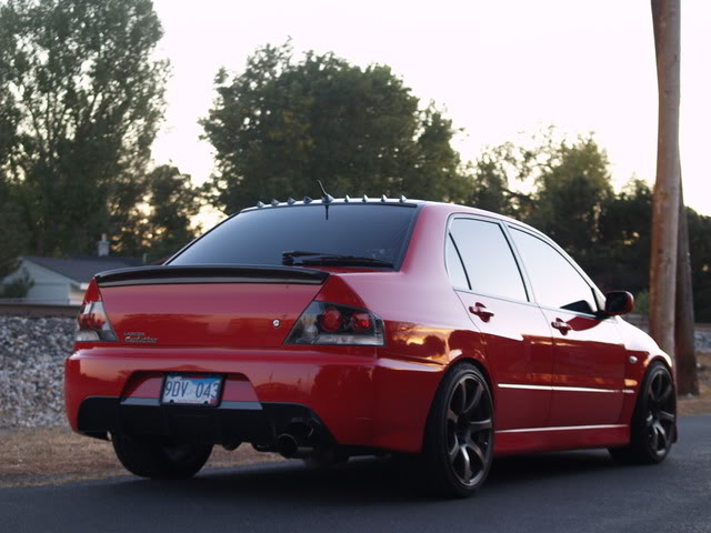 photo 3 Mitsubishi Lancer Evolution custom wheels Work Varianza Emotion XT7 18x9.5, ET +20, tire size 245/35 R18. x ET