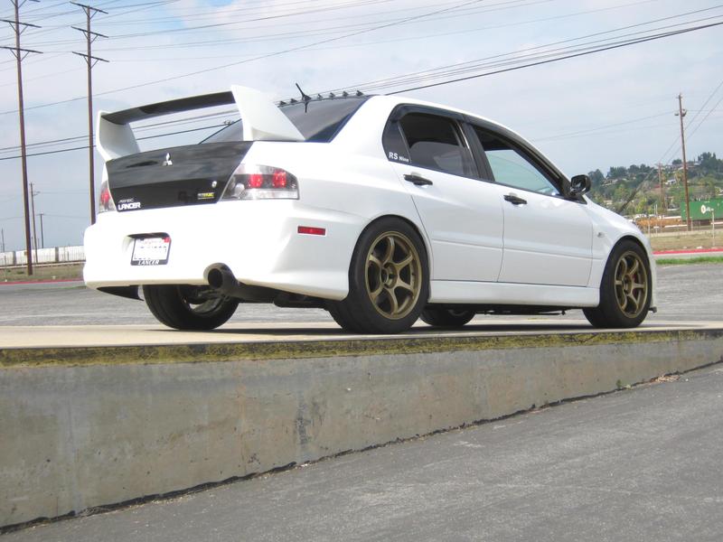 photo 3 Mitsubishi Lancer Evolution custom wheels Advan RGII 17x9.0, ET +27, tire size 275/40 R17. x ET