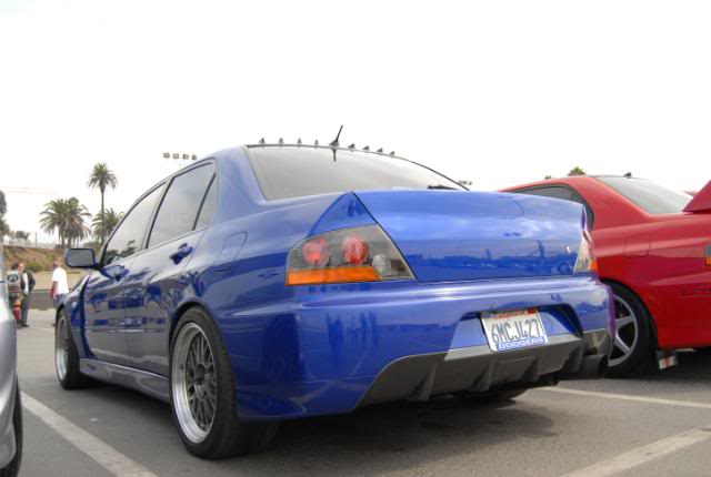 photo 3 Mitsubishi Lancer Evolution custom wheels BBS LM 17x9.5, ET +25, tire size 255/40 R17. x ET