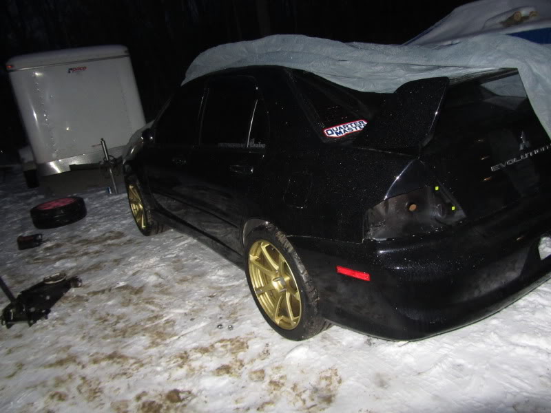 photo 2 Mitsubishi Lancer Evolution custom wheels Advan Racing  T7 18x9.0, ET +22, tire size 275/35 R18. x ET