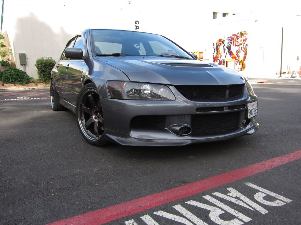 photo 3 Mitsubishi Lancer Evolution custom wheels Volk TE37S 18x9.5, ET +22, tire size 255/35 R18. x ET