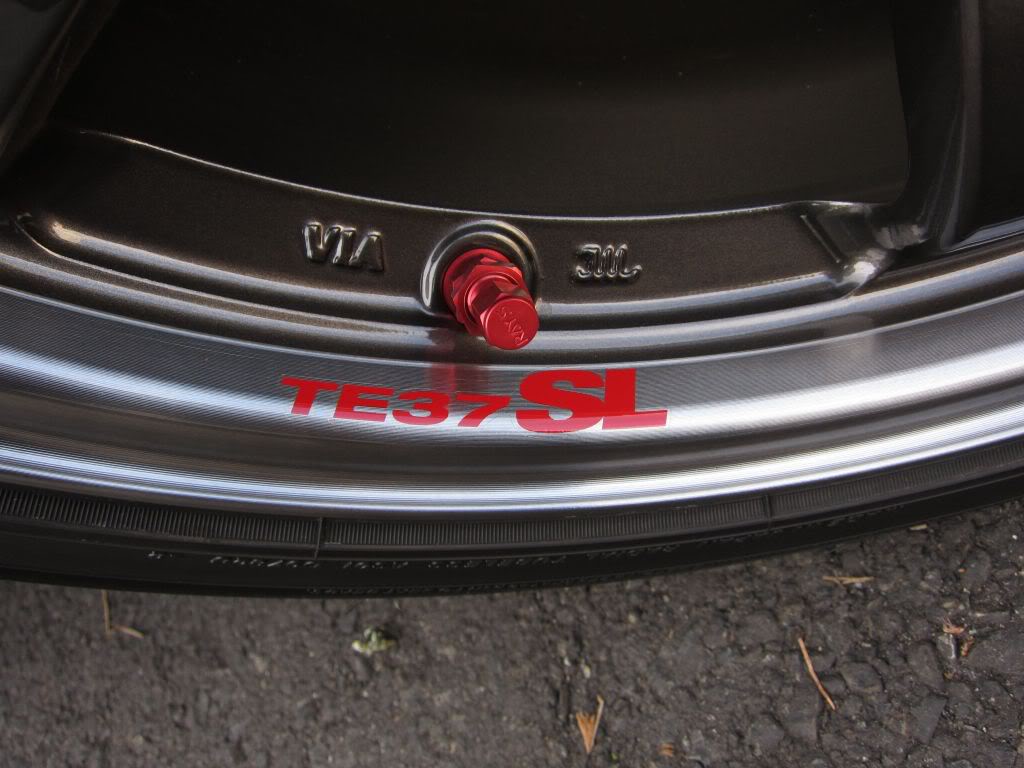 photo 5 Mitsubishi Lancer Evolution custom wheels Volk TE37S 18x9.5, ET +22, tire size 255/35 R18. x ET