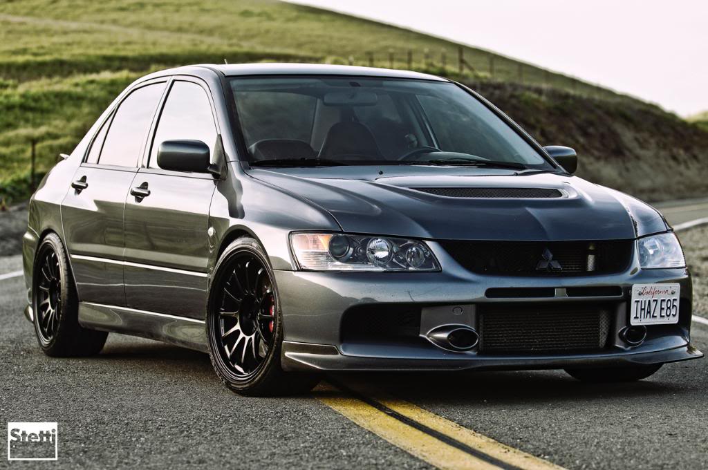 photo 1 Mitsubishi Lancer Evolution custom wheels SSR Type F 18x9.5, ET +22, tire size 255/35 R18. x ET