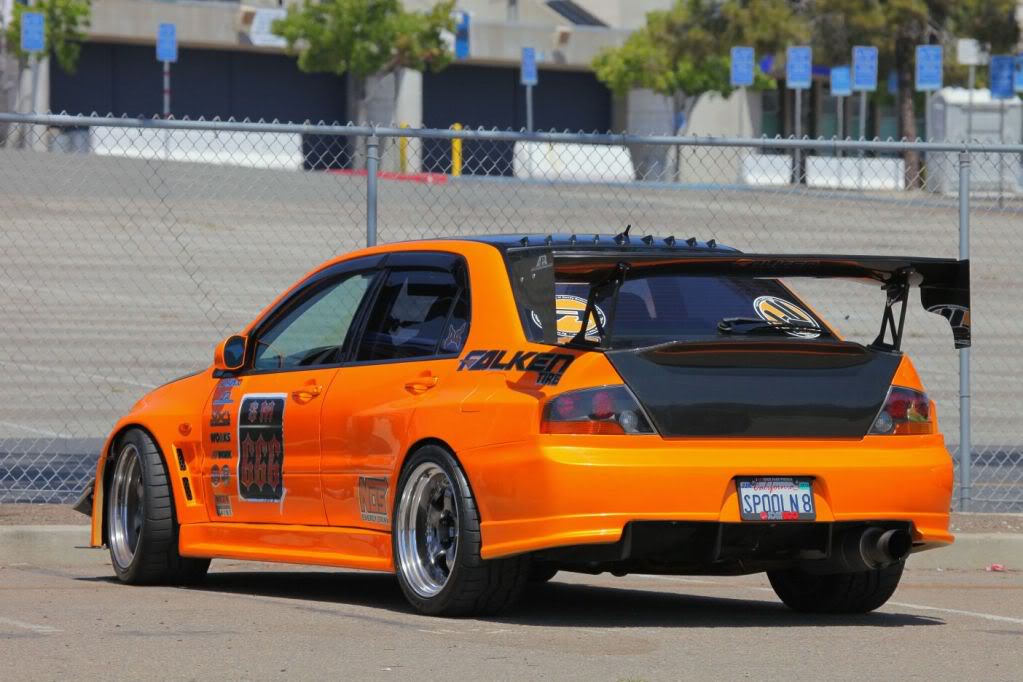 photo 2 Mitsubishi Lancer Evolution custom wheels   18x10.5, ET -1, tire size 315/30 R18. x ET