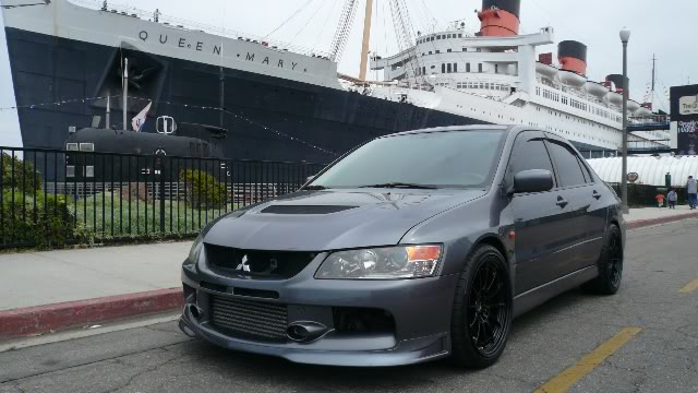 photo 2 Mitsubishi Lancer Evolution custom wheels Enkei NT03 18x9.5, ET +27, tire size X R18. x ET