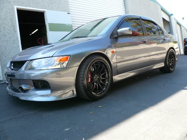 photo 1 Mitsubishi Lancer Evolution custom wheels Enkei NT03 18x9.5, ET +27, tire size X R18. x ET