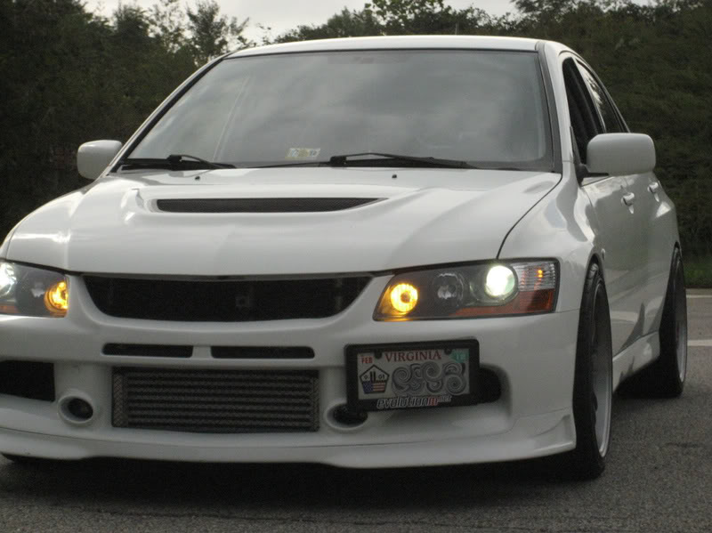 photo 4 Mitsubishi Lancer Evolution custom wheels Volk RE30 18x9.5, ET +22, tire size 255/35 R18. x ET