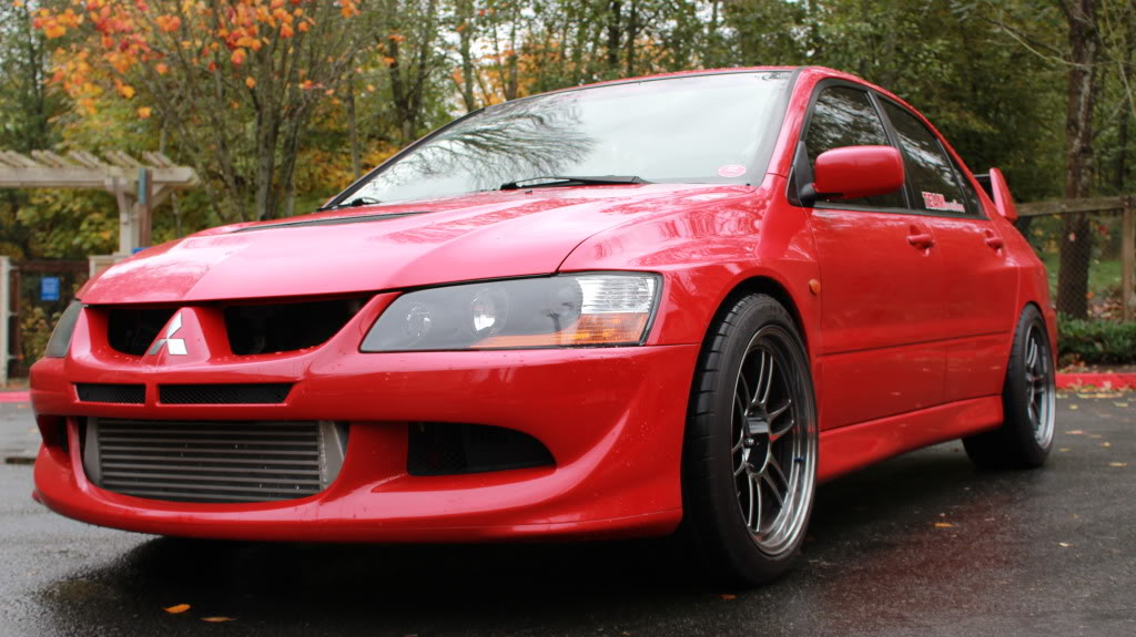 photo 3 Mitsubishi Lancer Evolution custom wheels Enkei RPF1 SBC 18x9.5, ET +15, tire size 245/40 R18. x ET