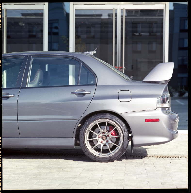 photo 2 Mitsubishi Lancer Evolution custom wheels Weds Sport TC105N 17x9.0, ET +25, tire size X R17. x ET