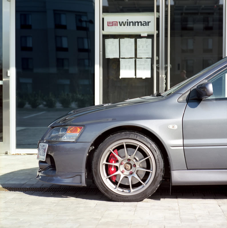 photo 3 Mitsubishi Lancer Evolution custom wheels Weds Sport TC105N 17x9.0, ET +25, tire size X R17. x ET