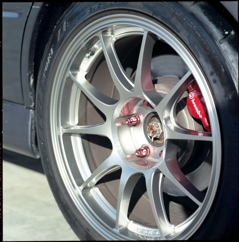 photo 1 Mitsubishi Lancer Evolution custom wheels Weds Sport TC105N 17x9.0, ET +25, tire size X R17. x ET