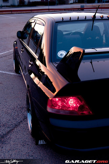 photo 4 Mitsubishi Lancer Evolution custom wheels Enkei RPF1 SBC 18x9.5, ET +15, tire size 235/40 R18. x ET