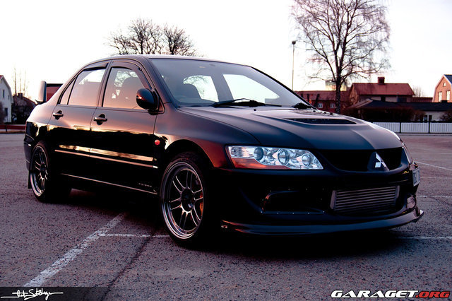 photo 5 Mitsubishi Lancer Evolution custom wheels Enkei RPF1 SBC 18x9.5, ET +15, tire size 235/40 R18. x ET