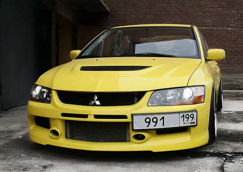 photo 2 Mitsubishi Lancer Evolution custom wheels Volk  TE37SL  18x10.5, ET +15, tire size 225/40 R18. x ET