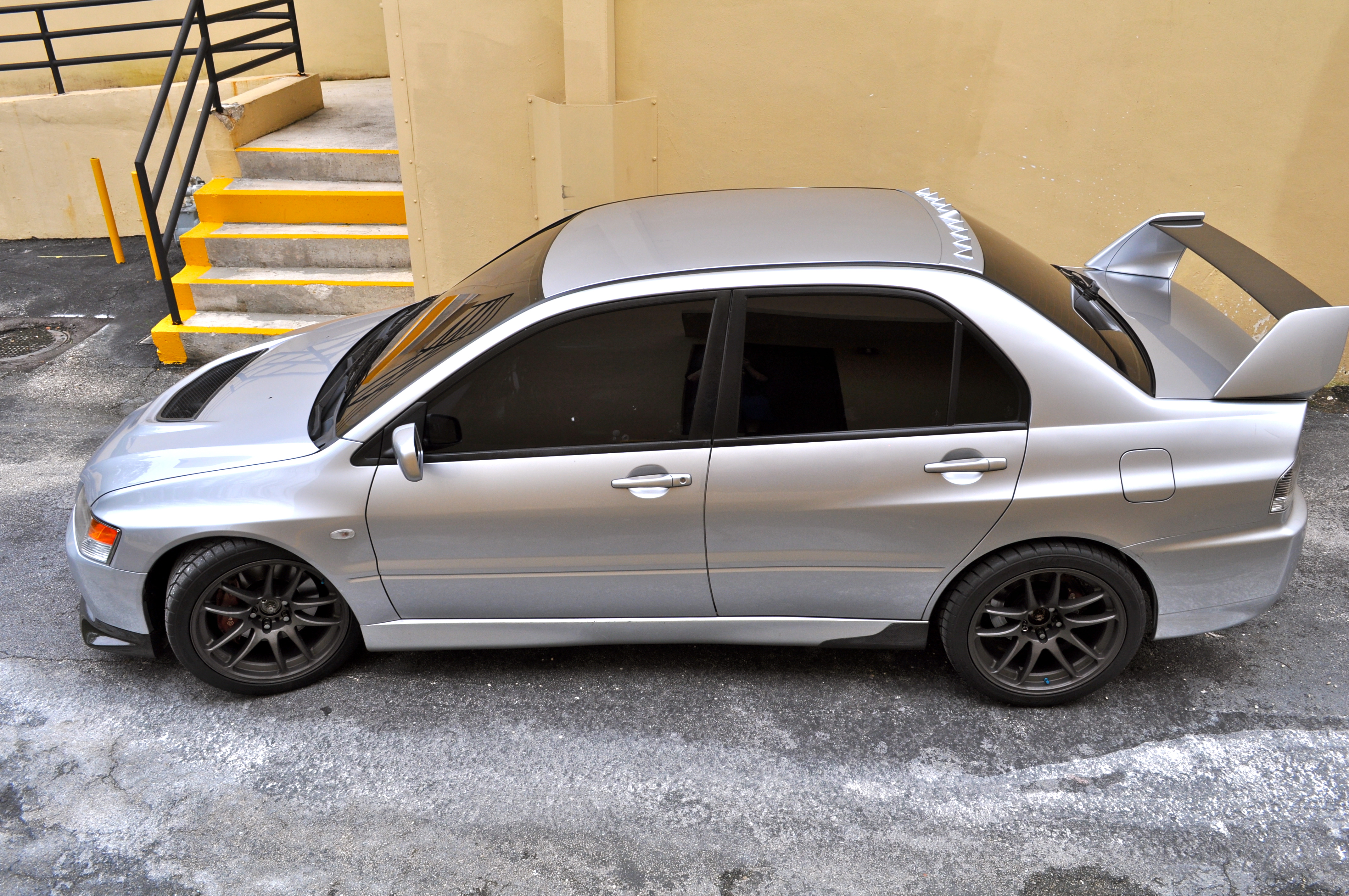 photo 3 Mitsubishi Lancer Evolution custom wheels Work  CR Kai 18x9.5, ET +20, tire size 265/35 R18. x ET