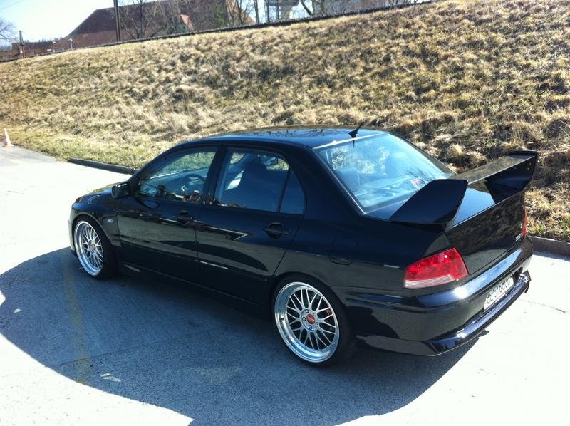 photo 2 Mitsubishi Lancer Evolution custom wheels BBS LE MANS 19x9.5, ET +25, tire size X R19. x ET